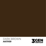 AK Interactive 3GEN: Dark Brown (17ml) (AK11109)
