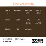 AK Interactive 3GEN: Leather Brown (17ml) (AK11110)