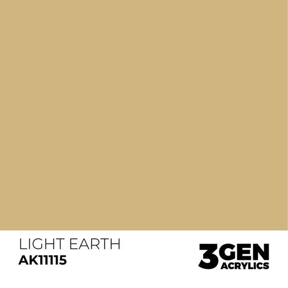 AK Interactive 3GEN: Light Earth (17ml) (AK11115)