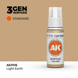 AK Interactive 3GEN: Light Earth (17ml) (AK11115)