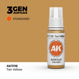 AK Interactive 3GEN: Tan Yellow (17ml) (AK11116)