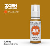 AK Interactive 3GEN: Golden Brown (17ml) (AK11117)