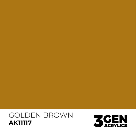 AK Interactive 3GEN: Golden Brown (17ml) (AK11117)
