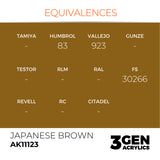 AK Interactive 3GEN: Japanese Brown (17ml) (AK11123)