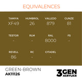 AK Interactive 3GEN: Green-Brown (17ml) (AK11126)