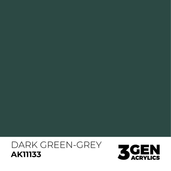 AK Interactive 3GEN: Dark Green-Grey (17ml) (AK11133)
