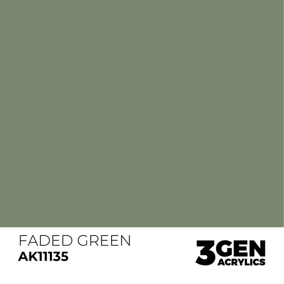AK Interactive 3GEN: Faded Green (17ml) (AK11135)