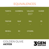 AK Interactive 3GEN: Golden Olive (17ml) (AK11139)