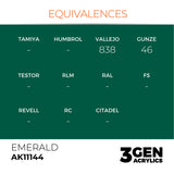 AK Interactive 3GEN: Emerald (17ml) (AK11144)