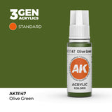AK Interactive 3GEN: Olive Green (17ml) (AK11147)