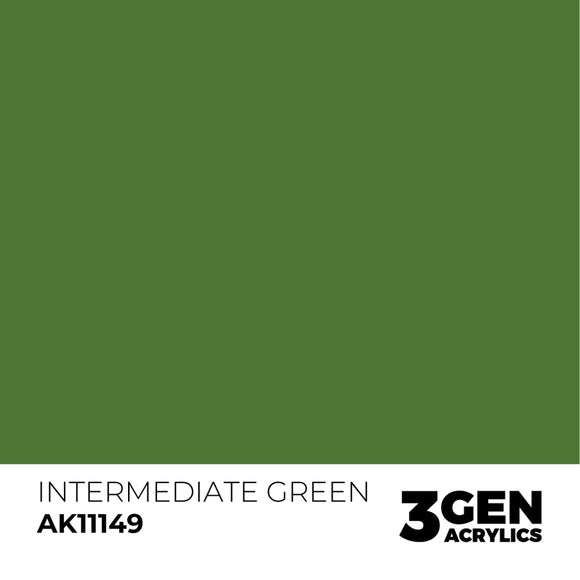 AK Interactive 3GEN: Intermediate Green (17ml) (AK11149)