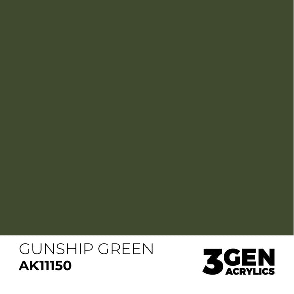 AK Interactive 3GEN: Gunship Green (17ml) (AK11150)