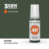 AK Interactive 3GEN: Gunship Green (17ml) (AK11150)