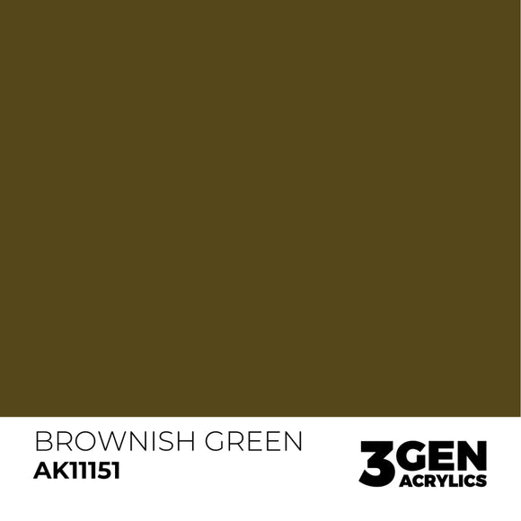 AK Interactive 3GEN: Brownish Green (17ml) (AK11151)
