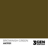 AK Interactive 3GEN: Brownish Green (17ml) (AK11151)