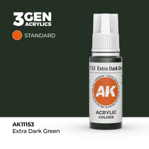 AK Interactive 3GEN: Extra Dark Green (17ml) (AK11153) – Gnomish