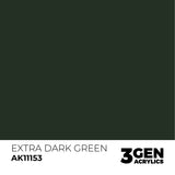 AK Interactive 3GEN: Extra Dark Green (17ml) (AK11153)