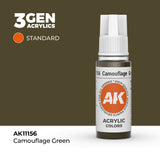 AK Interactive 3GEN: Camouflage Green (17ml) (AK11156)