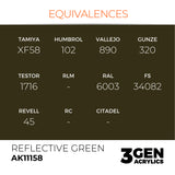 AK Interactive 3GEN: Reflective Green (17ml) (AK11158)