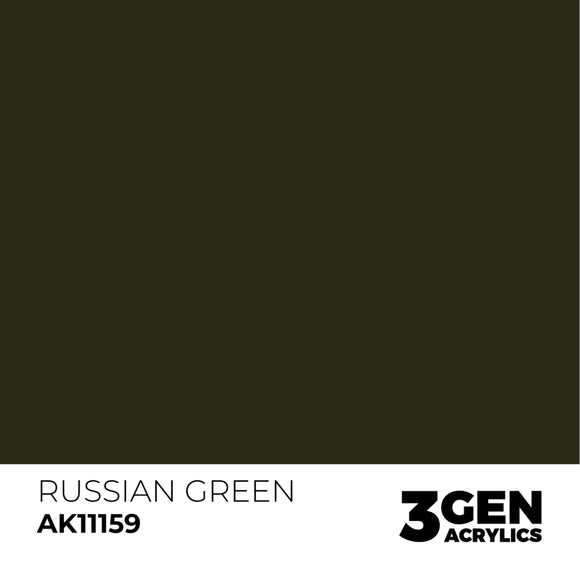 AK Interactive 3GEN: Russian Green (17ml) (AK11159)