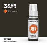 AK Interactive 3GEN: Russian Green (17ml) (AK11159)