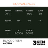 AK Interactive 3GEN: Black Green (17ml) (AK11160)