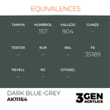 AK Interactive 3GEN: Dark Blue-Grey (17ml) (AK11164)