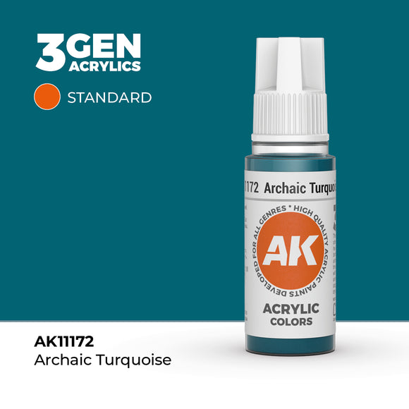 AK Interactive 3GEN: Archaic Turquoise (17ml) (AK11172) – Gnomish