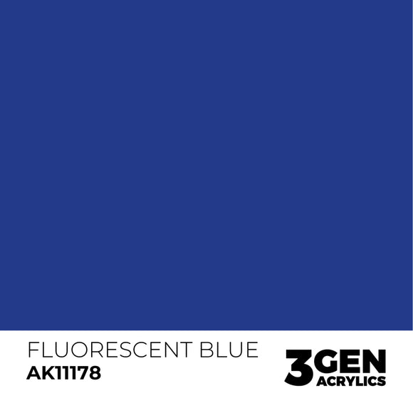 AK Interactive 3GEN: Fluorescent Blue (17ml) (AK11178)