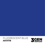 AK Interactive 3GEN: Fluorescent Blue (17ml) (AK11178)