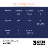 AK Interactive 3GEN: Dark Blue (17ml) (AK11181)
