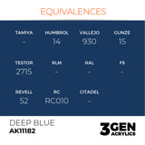 AK Interactive 3GEN: Deep Blue - Intense (17ml) (AK11182)