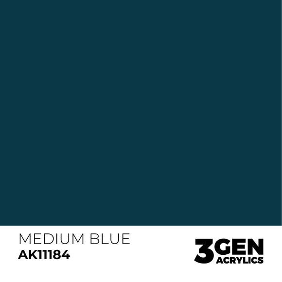 AK Interactive 3GEN: Medium Blue (17ml) (AK11184)