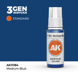 AK Interactive 3GEN: Medium Blue (17ml) (AK11184)