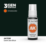 AK Interactive 3GEN: Dark Sea Blue (17ml) (AK11190)
