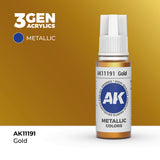 AK Interactive 3GEN: Gold - Metallic (17ml) (AK11191)