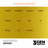 AK Interactive 3GEN: Old Gold - Metallic (17ml) (AK11192)