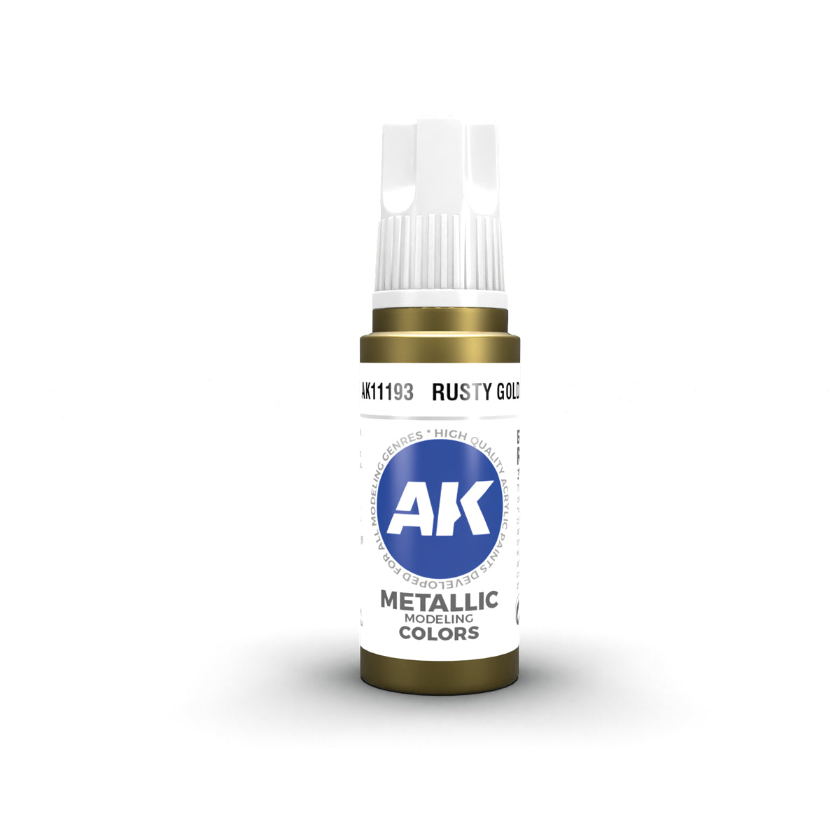 AK Interactive 3GEN: Rusty Gold - Metallic (17ml) (AK11193