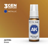 AK Interactive 3GEN: Brass - Metallic (17ml) (AK11194)