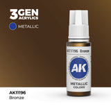 AK Interactive 3GEN: Bronze - Metallic (17ml) (AK11196)