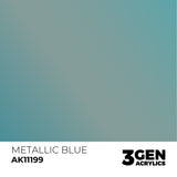 AK Interactive 3GEN: Metallic Blue - Metallic (17ml) (AK11199)