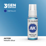 AK Interactive 3GEN: Metallic Blue - Metallic (17ml) (AK11199)
