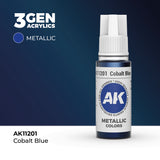 AK Interactive 3GEN: Cobalt Blue - Metallic (17ml) (AK11201)