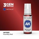 AK Interactive 3GEN: Foundry Red - Metallic (17ml) (AK11203)