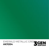 AK Interactive 3GEN: Emerald Metallic Green - Metallic (17ml) (AK11204)