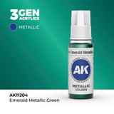 AK Interactive 3GEN: Emerald Metallic Green - Metallic (17ml) (AK11204)