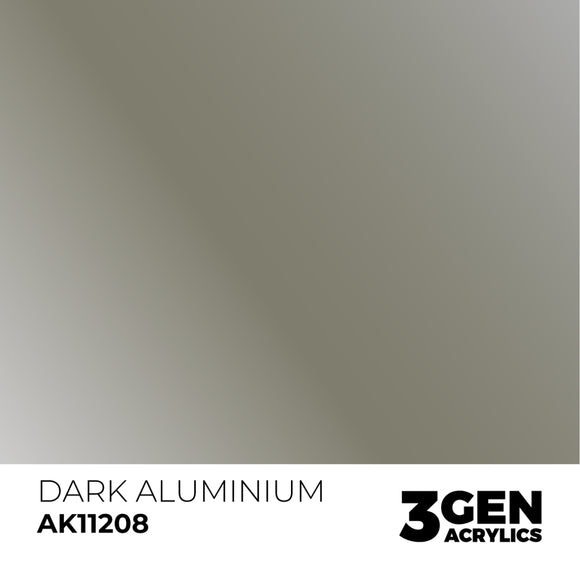 AK Interactive 3GEN: Dark Aluminium - Metallic (17ml) (AK11208)