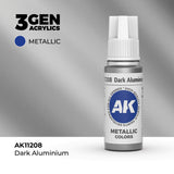 AK Interactive 3GEN: Dark Aluminium - Metallic (17ml) (AK11208)