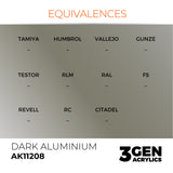AK Interactive 3GEN: Dark Aluminium - Metallic (17ml) (AK11208)