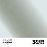AK Interactive 3GEN: Silver - Metallic (17ml) (AK11209)